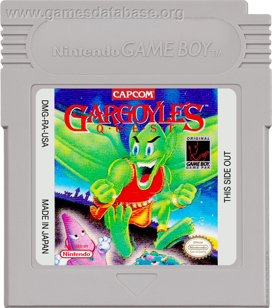 Gargoyle's Quest - Nintendo Game Boy - Artwork - Cartridge