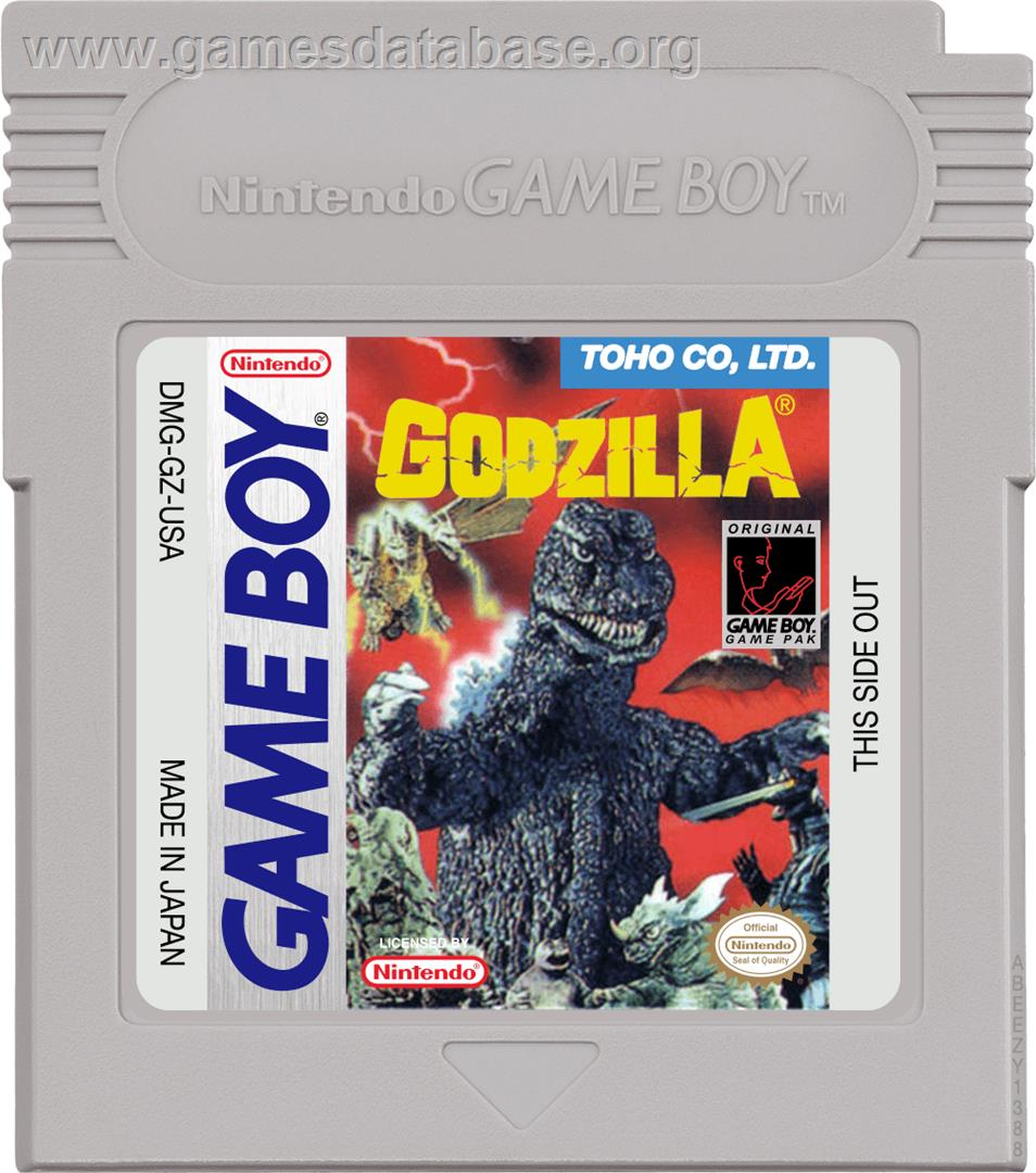Godzilla - Nintendo Game Boy - Artwork - Cartridge