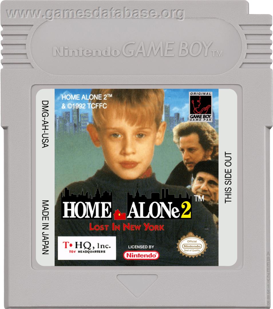 Home Alone 2: Lost in New York - Nintendo Game Boy - Artwork - Cartridge