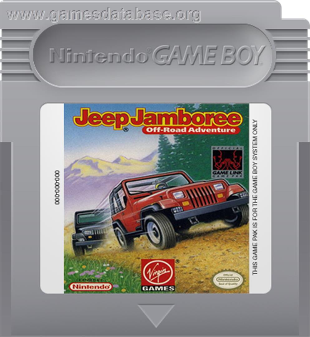 Jeep Jamboree: Off Road Adventure - Nintendo Game Boy - Artwork - Cartridge