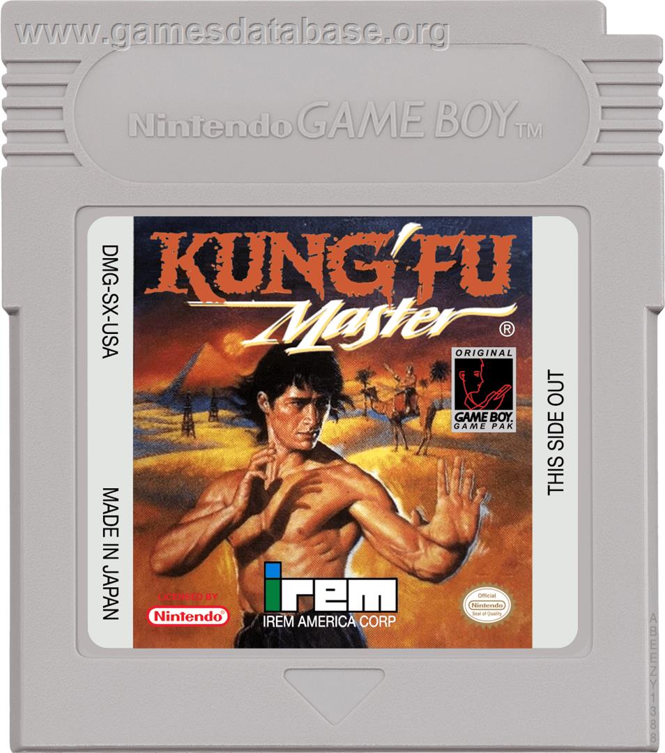 Kung-Fu Master - Nintendo Game Boy - Artwork - Cartridge