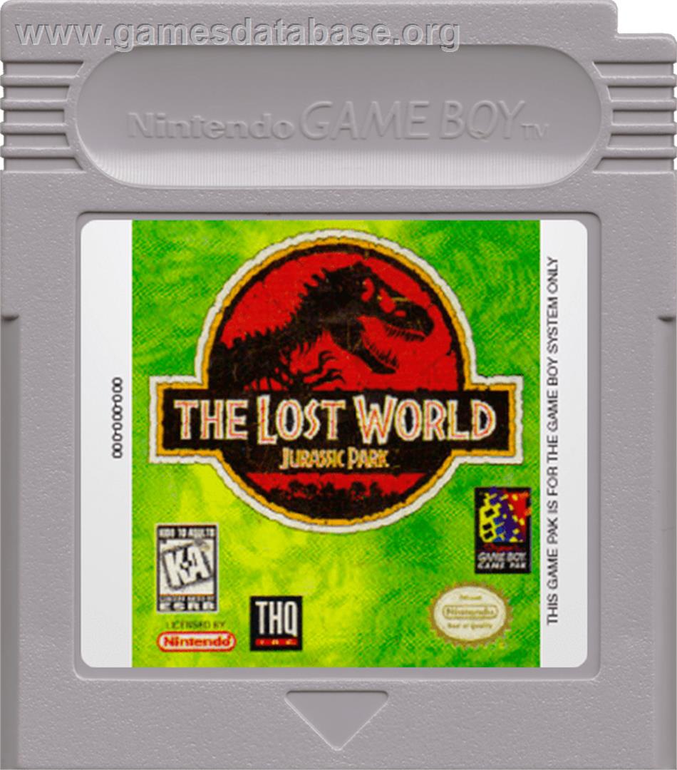 Lost World: Jurassic Park - Nintendo Game Boy - Artwork - Cartridge