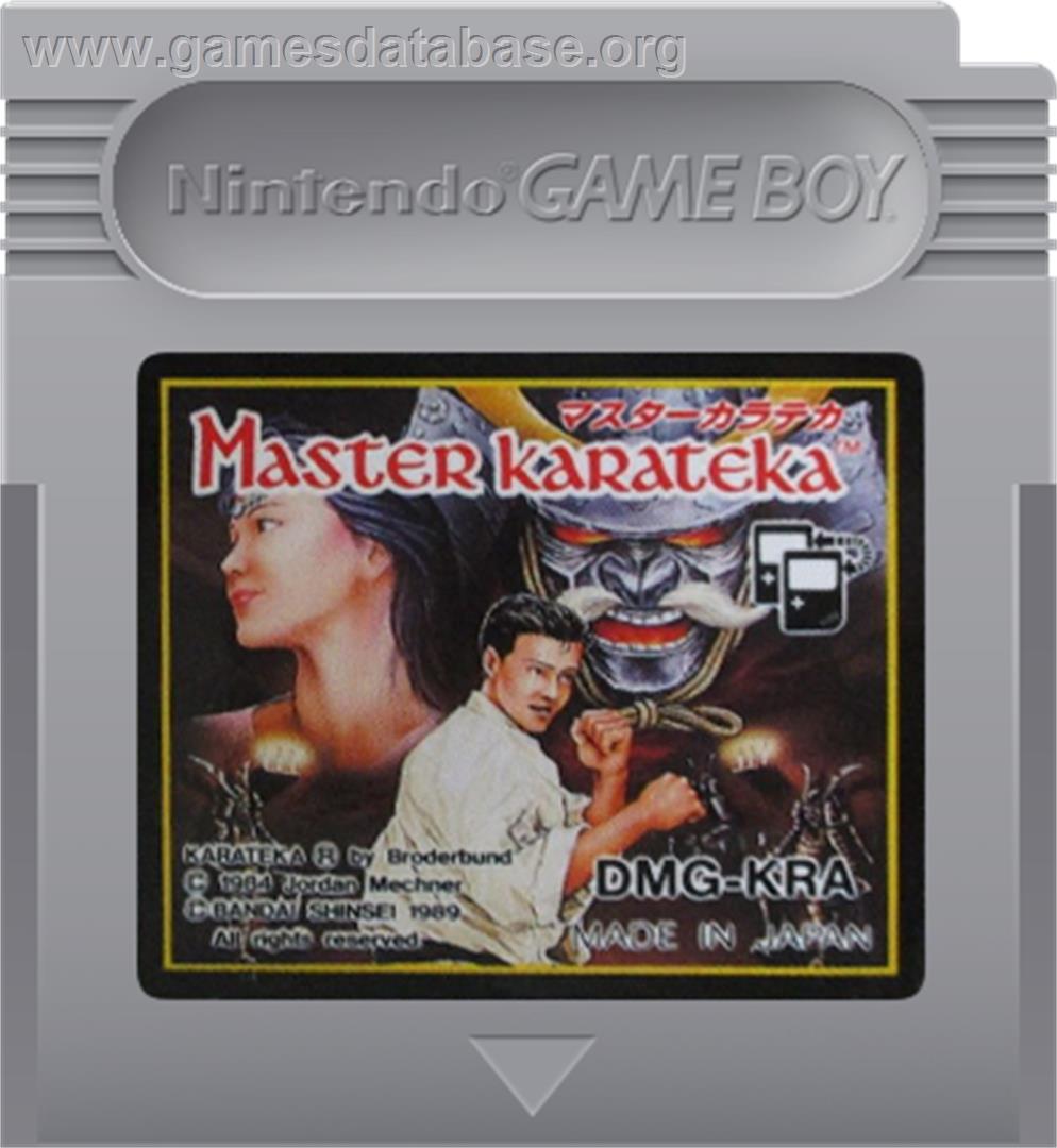 Master Karateka - Nintendo Game Boy - Artwork - Cartridge