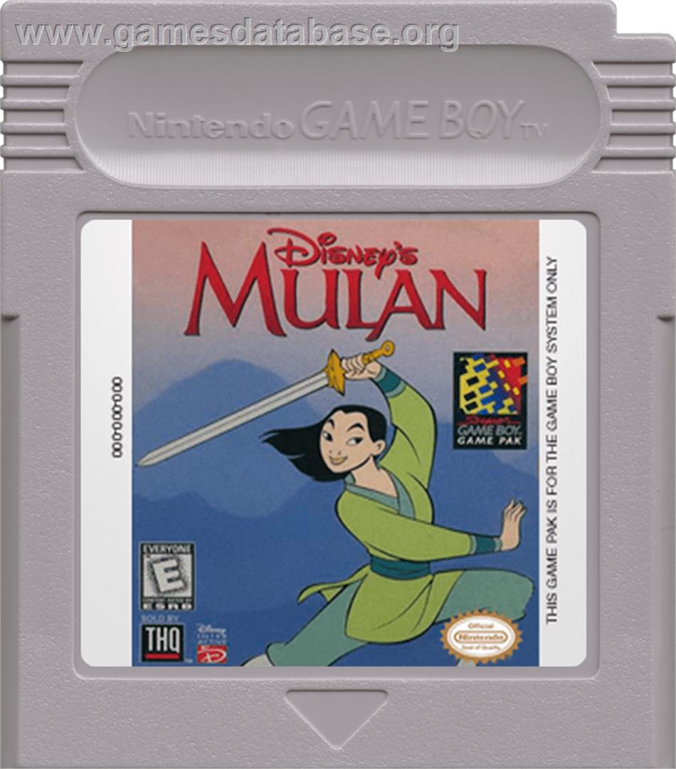 Mulan - Nintendo Game Boy - Artwork - Cartridge