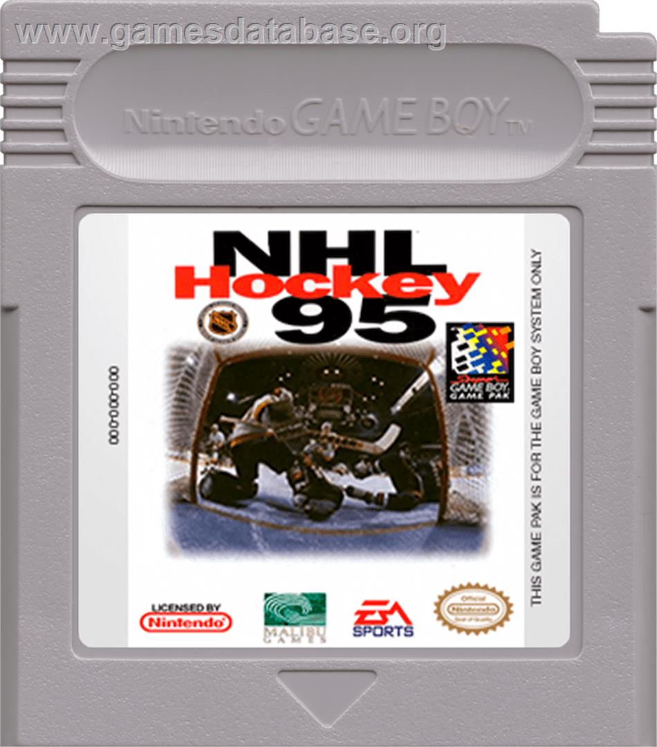NHL Hockey '95 - Nintendo Game Boy - Artwork - Cartridge