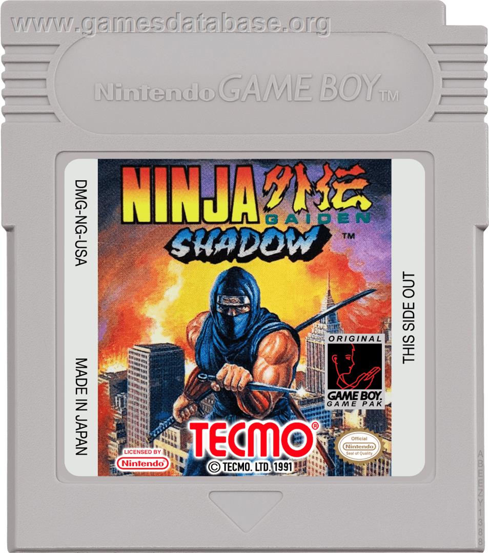 Ninja Gaiden: Shadow - Nintendo Game Boy - Artwork - Cartridge