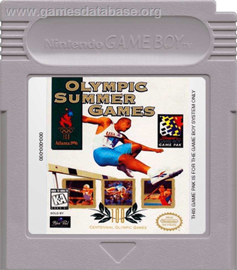 Olympic Summer Games - Nintendo Game Boy - Artwork - Cartridge