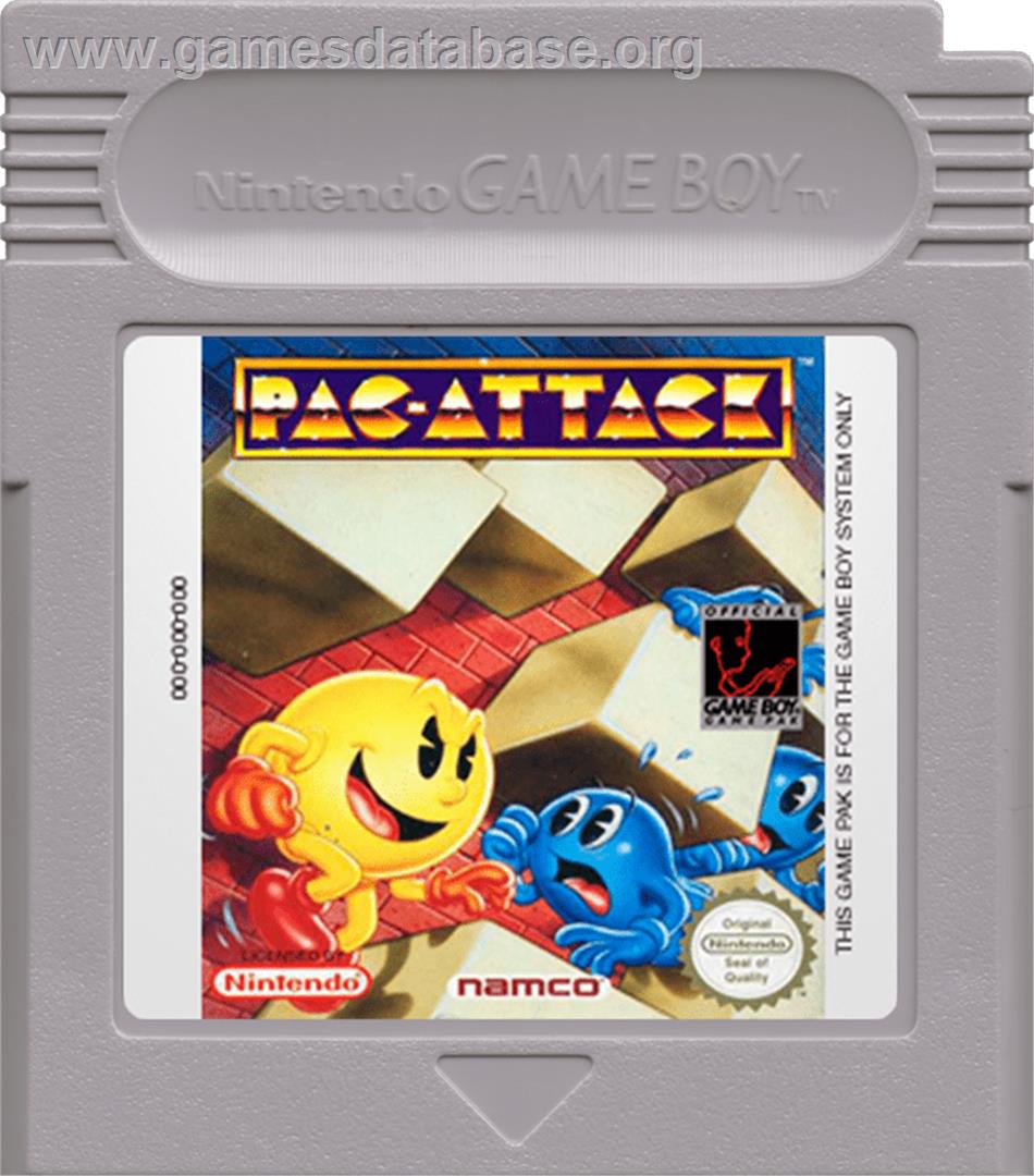 Pac-Attack - Nintendo Game Boy - Artwork - Cartridge