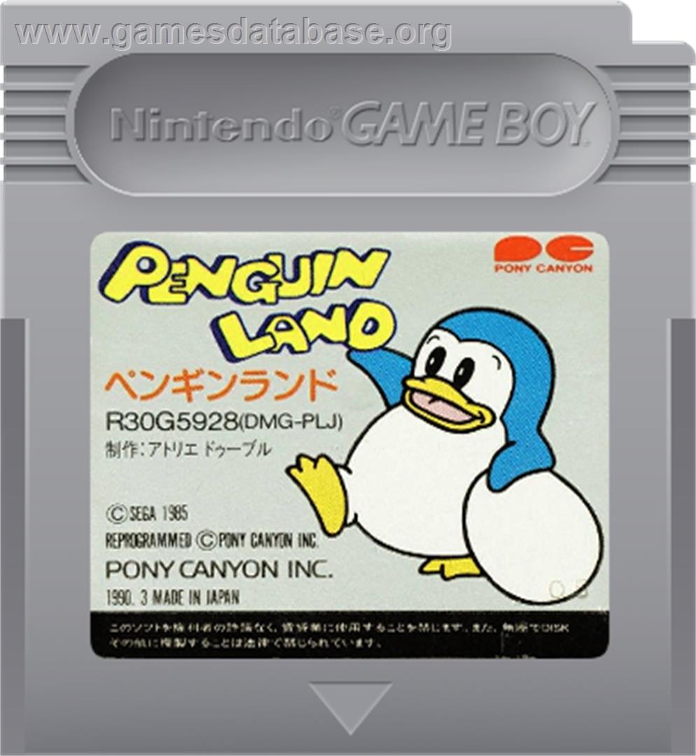 Penguin Land - Nintendo Game Boy - Artwork - Cartridge