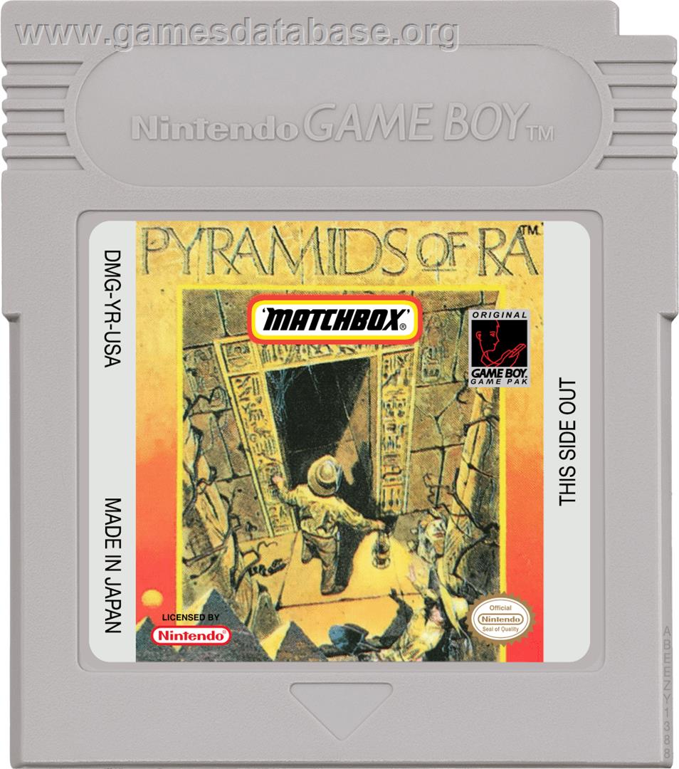 Pyramids of Ra - Nintendo Game Boy - Artwork - Cartridge