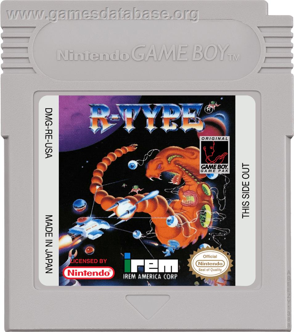R-Type - Nintendo Game Boy - Artwork - Cartridge