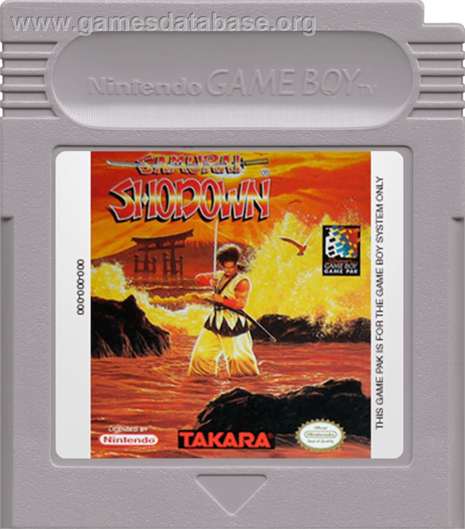 Samurai Shodown / Samurai Spirits - Nintendo Game Boy - Artwork - Cartridge