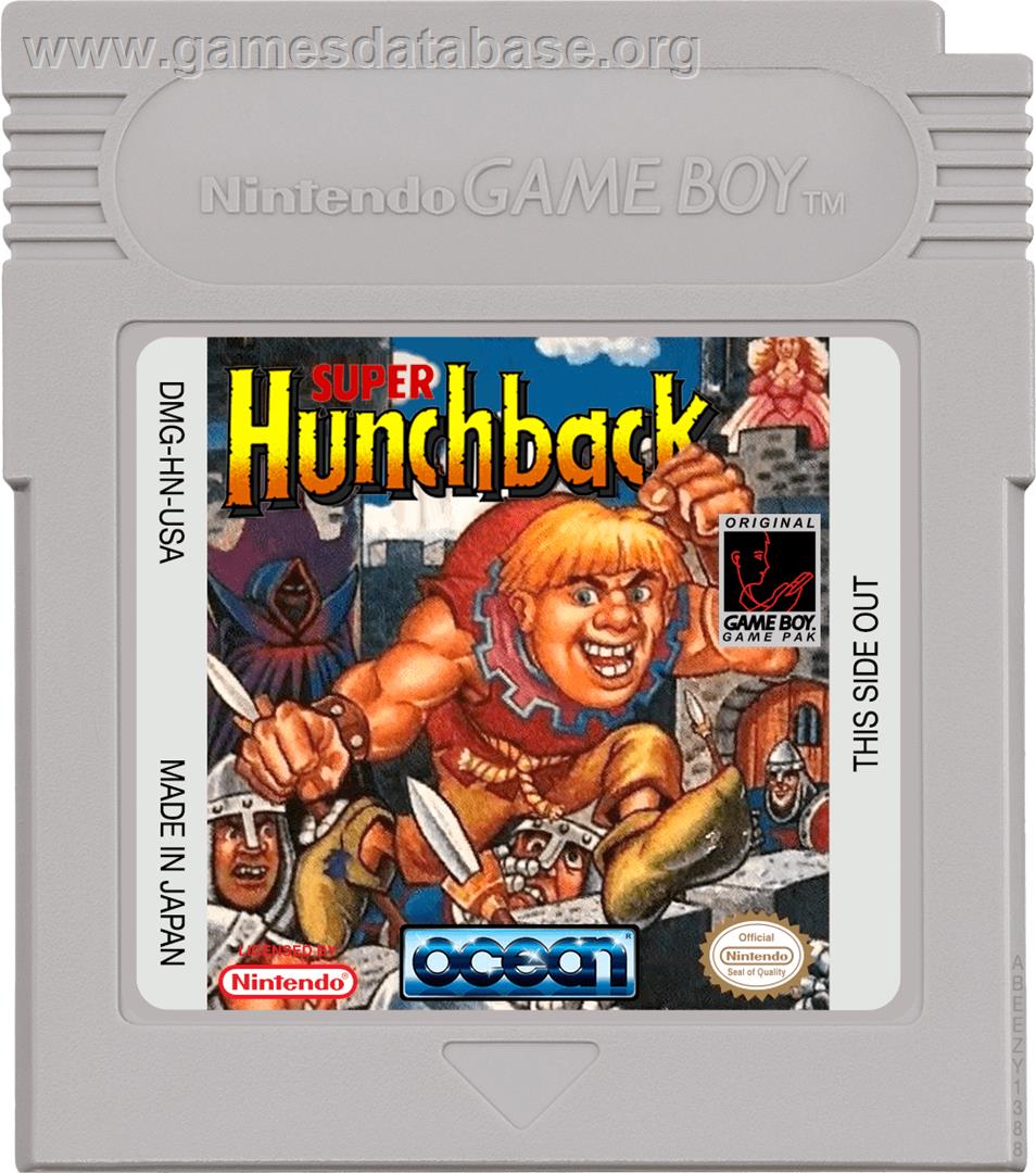 Super Hunchback - Nintendo Game Boy - Artwork - Cartridge