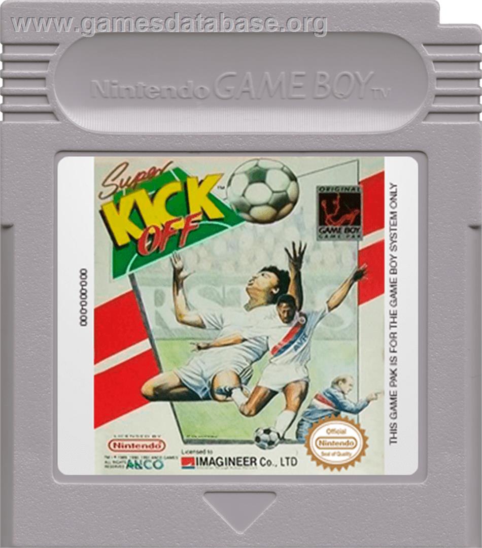 Super Kick Off - Nintendo Game Boy - Artwork - Cartridge