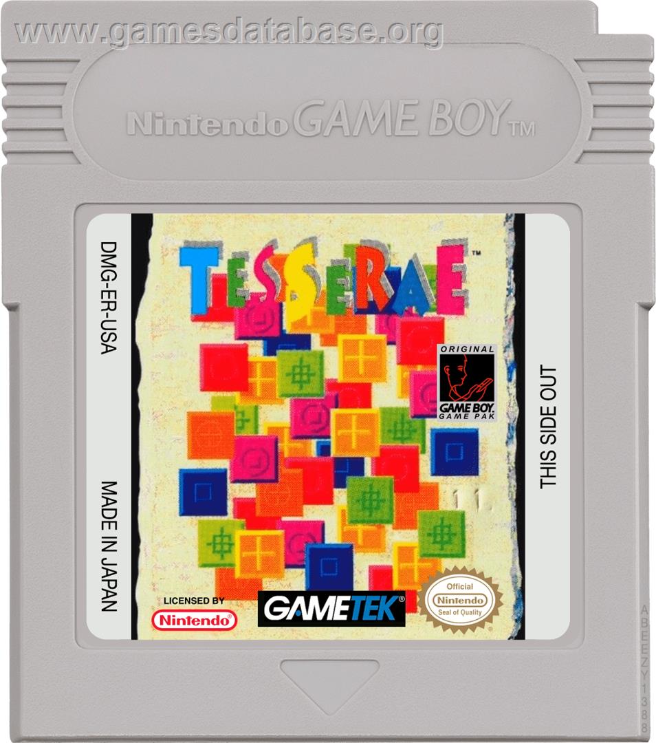 Tesserae - Nintendo Game Boy - Artwork - Cartridge