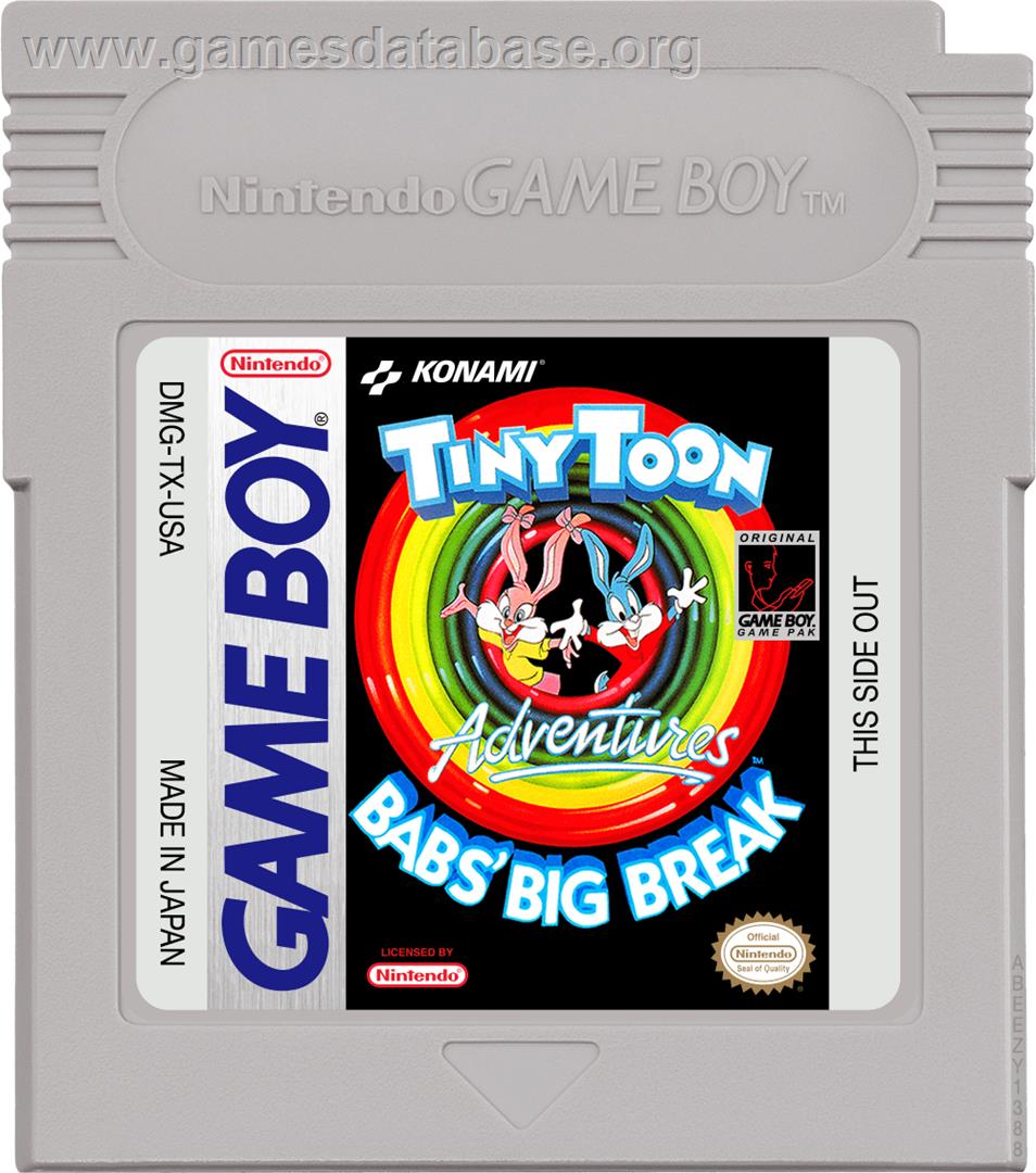 Tiny Toon Adventures: Babs' Big Break - Nintendo Game Boy - Artwork - Cartridge