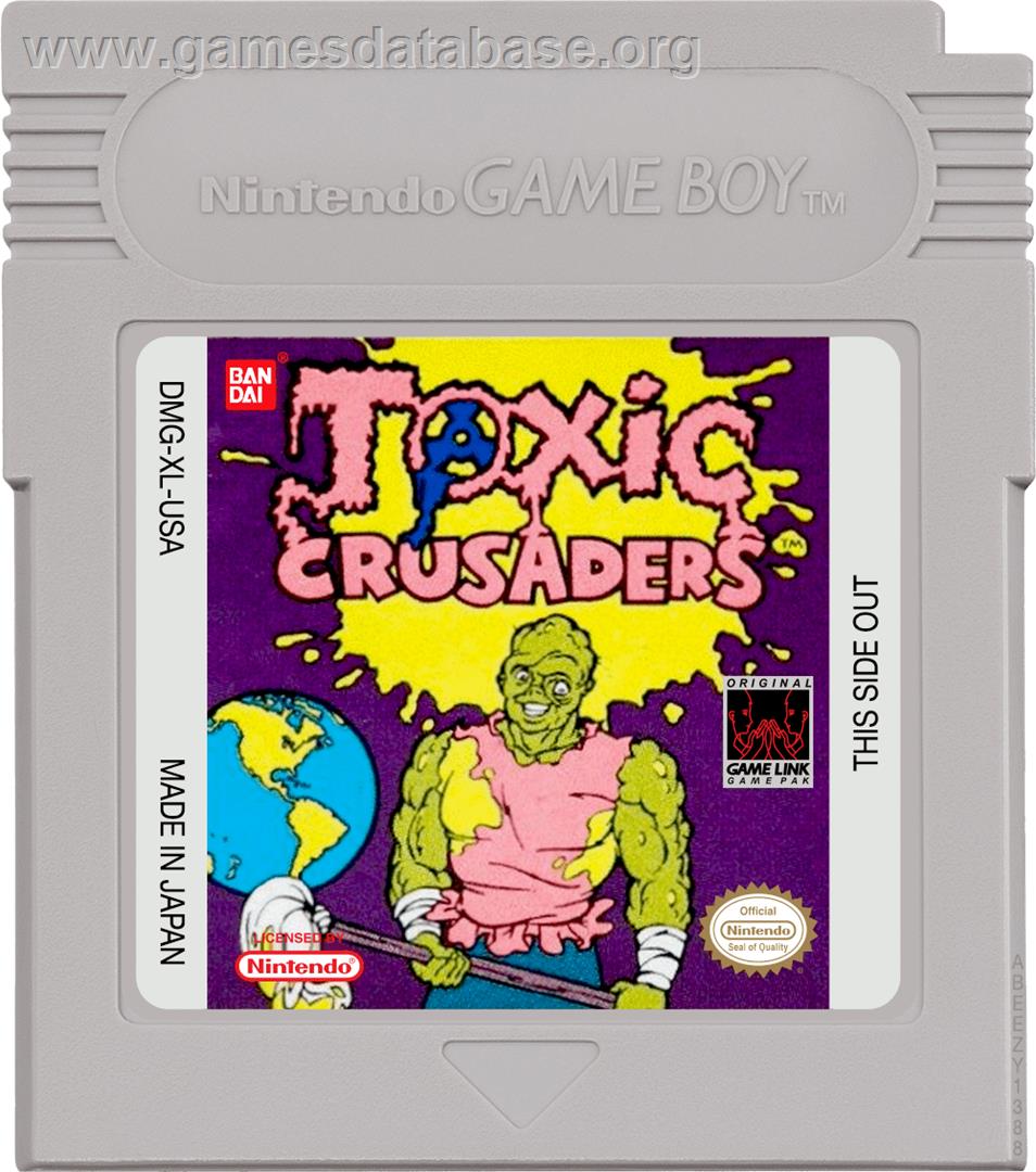 Toxic Crusaders - Nintendo Game Boy - Artwork - Cartridge