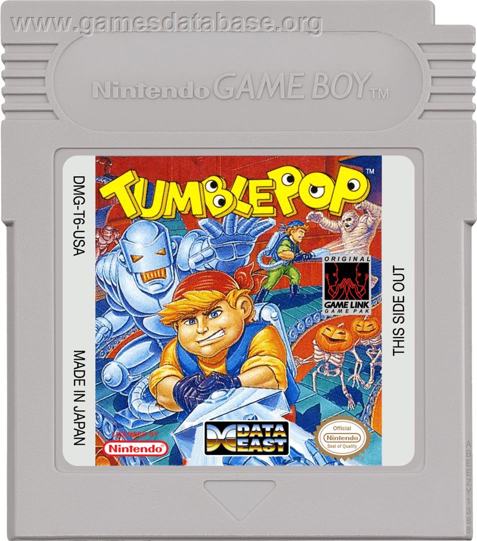 Tumble Pop - Nintendo Game Boy - Artwork - Cartridge