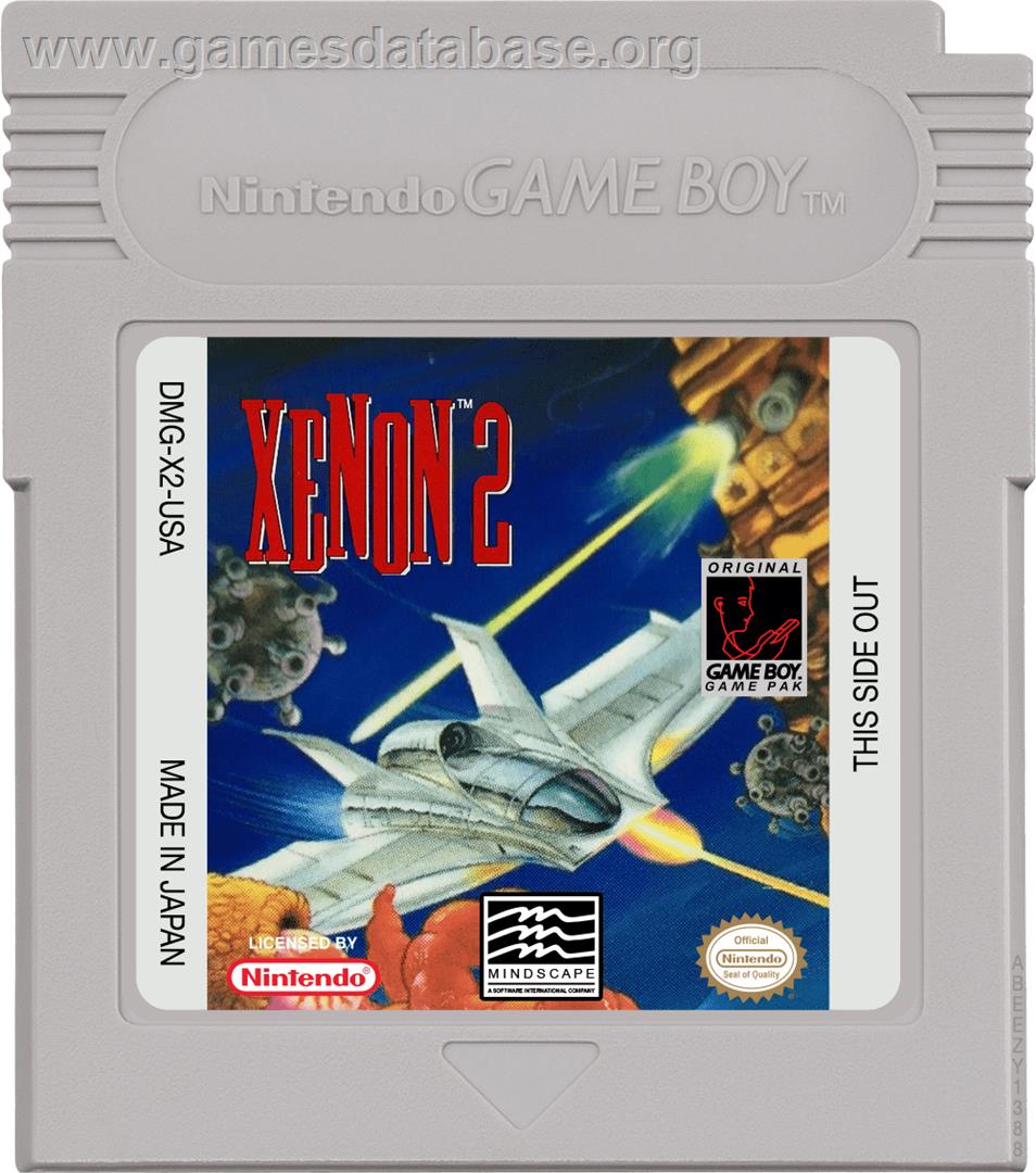 Xenon 2: Megablast - Nintendo Game Boy - Artwork - Cartridge