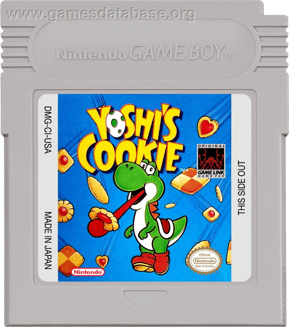Yoshi's Cookie - Nintendo Game Boy - Artwork - Cartridge