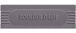 Top of cartridge artwork for Boulder Dash on the Nintendo Game Boy.