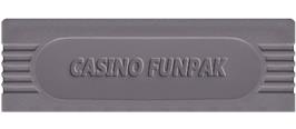 Top of cartridge artwork for Casino FunPak on the Nintendo Game Boy.