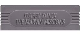 Top of cartridge artwork for Daffy Duck: The Marvin Missions on the Nintendo Game Boy.