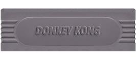 Top of cartridge artwork for Donkey Kong on the Nintendo Game Boy.