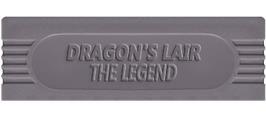 Top of cartridge artwork for Dragon's Lair - The Legend on the Nintendo Game Boy.