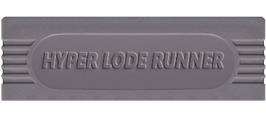 Top of cartridge artwork for Hyper Lode Runner on the Nintendo Game Boy.
