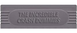 Top of cartridge artwork for Incredible Crash Dummies on the Nintendo Game Boy.