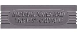 Top of cartridge artwork for Indiana Jones and the Last Crusade: The Action Game on the Nintendo Game Boy.