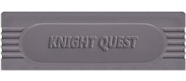 Top of cartridge artwork for Knight Quest on the Nintendo Game Boy.