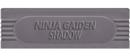 Top of cartridge artwork for Ninja Gaiden: Shadow on the Nintendo Game Boy.