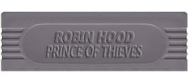 Top of cartridge artwork for Robin Hood: Prince of Thieves on the Nintendo Game Boy.