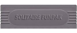 Top of cartridge artwork for Solitaire FunPak on the Nintendo Game Boy.