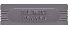 Top of cartridge artwork for Sword of Hope 2 on the Nintendo Game Boy.