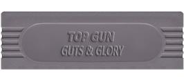 Top of cartridge artwork for Top Gun: Guts & Glory on the Nintendo Game Boy.