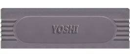 Top of cartridge artwork for Yoshi on the Nintendo Game Boy.