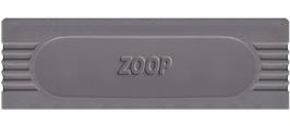 Top of cartridge artwork for Zoop on the Nintendo Game Boy.