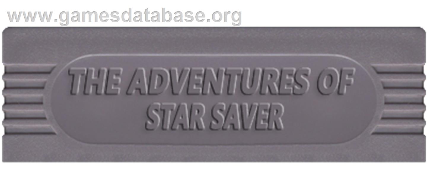 Adventures of Star Saver - Nintendo Game Boy - Artwork - Cartridge Top