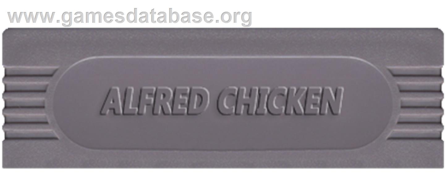 Alfred Chicken - Nintendo Game Boy - Artwork - Cartridge Top
