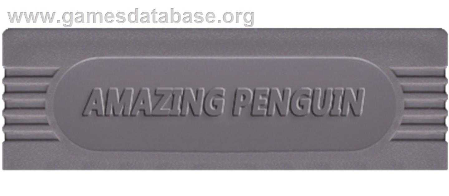 Amazing Penguin - Nintendo Game Boy - Artwork - Cartridge Top