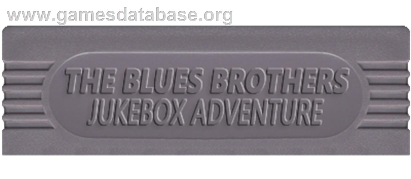 Blues Brothers: Jukebox Adventure - Nintendo Game Boy - Artwork - Cartridge Top