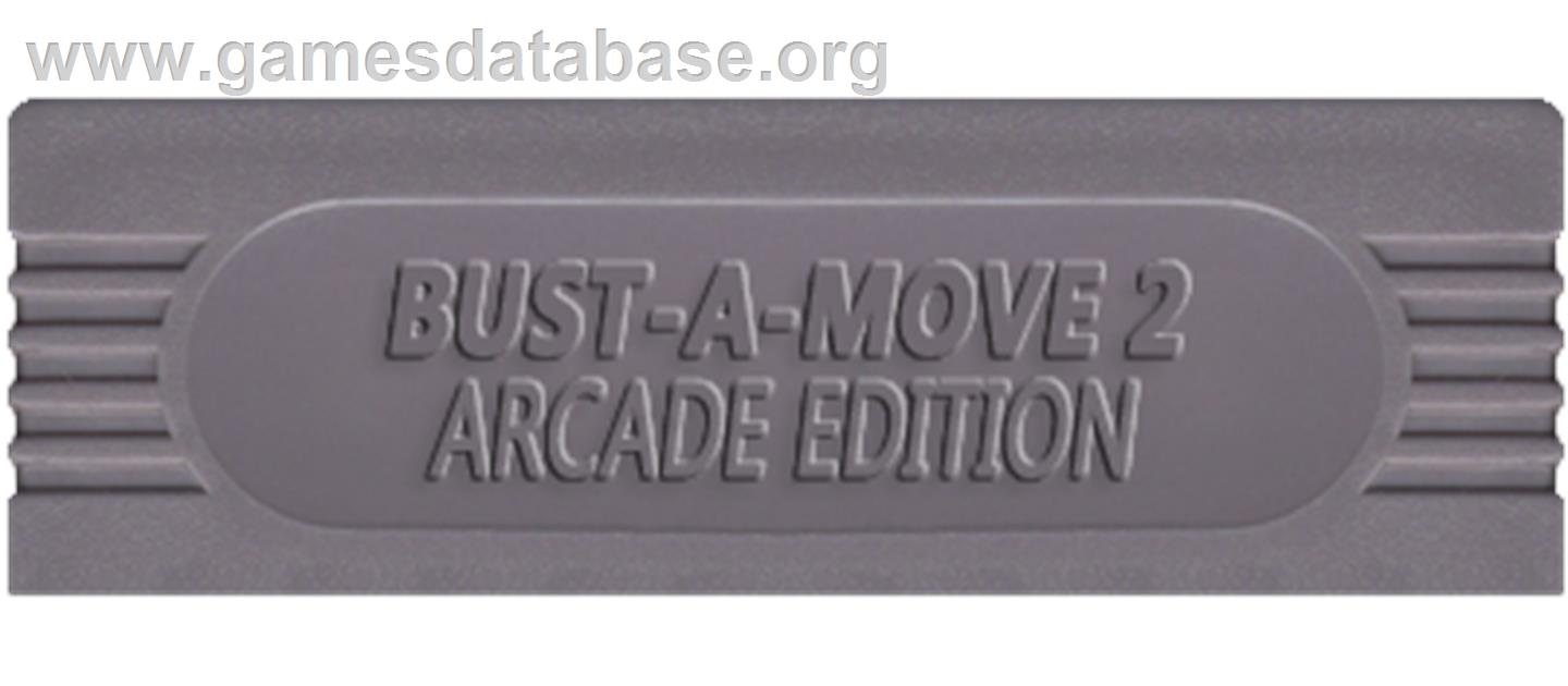 Bust-a-Move 2: Arcade Edition - Nintendo Game Boy - Artwork - Cartridge Top