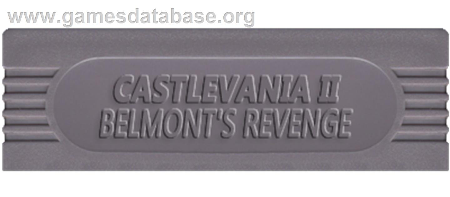 Castlevania II: Belmont's Revenge - Nintendo Game Boy - Artwork - Cartridge Top