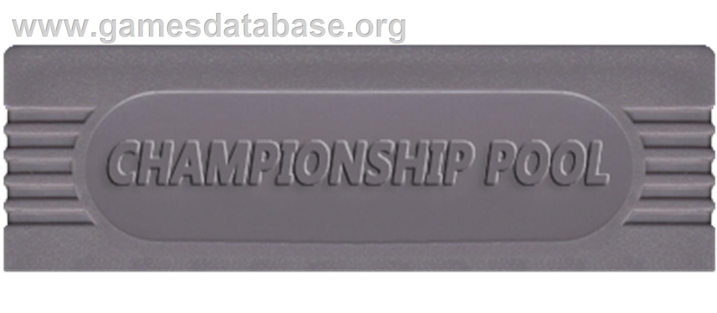 Championship Pool - Nintendo Game Boy - Artwork - Cartridge Top