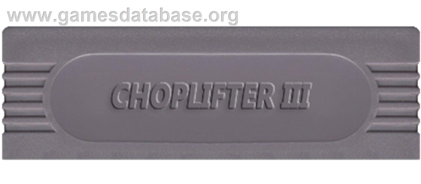 Choplifter 3 - Nintendo Game Boy - Artwork - Cartridge Top