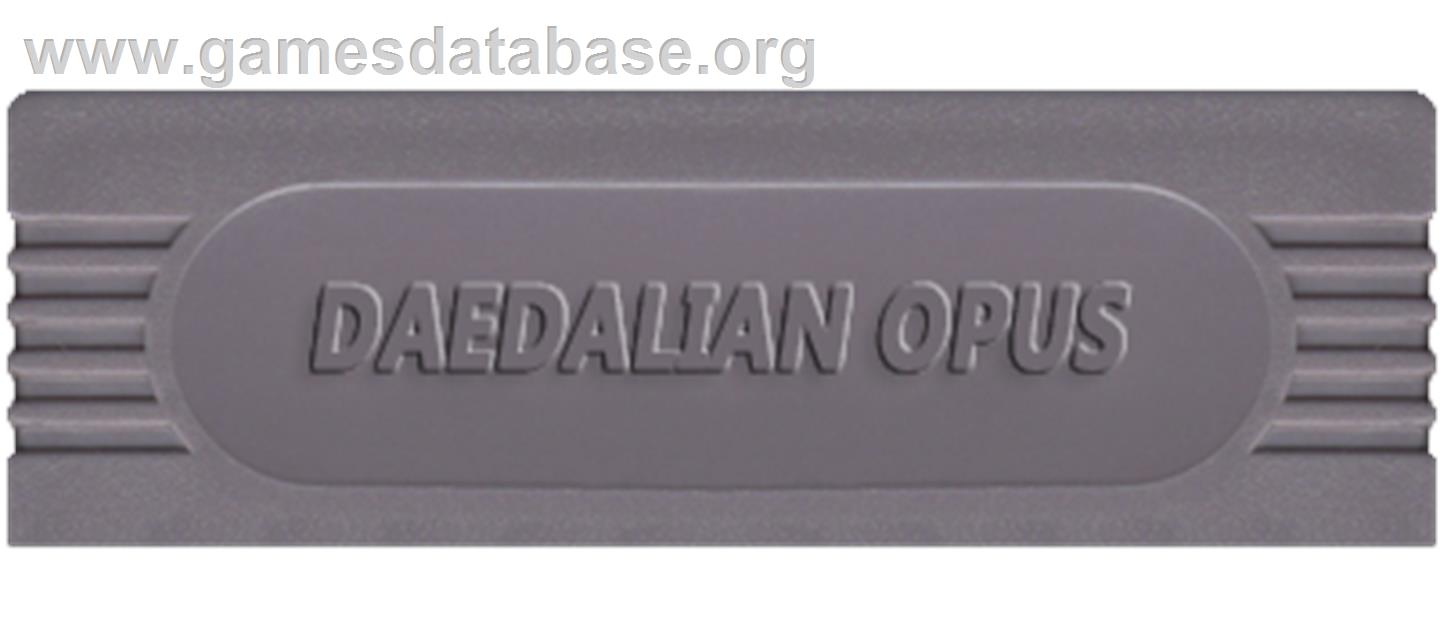 Daedalian Opus - Nintendo Game Boy - Artwork - Cartridge Top