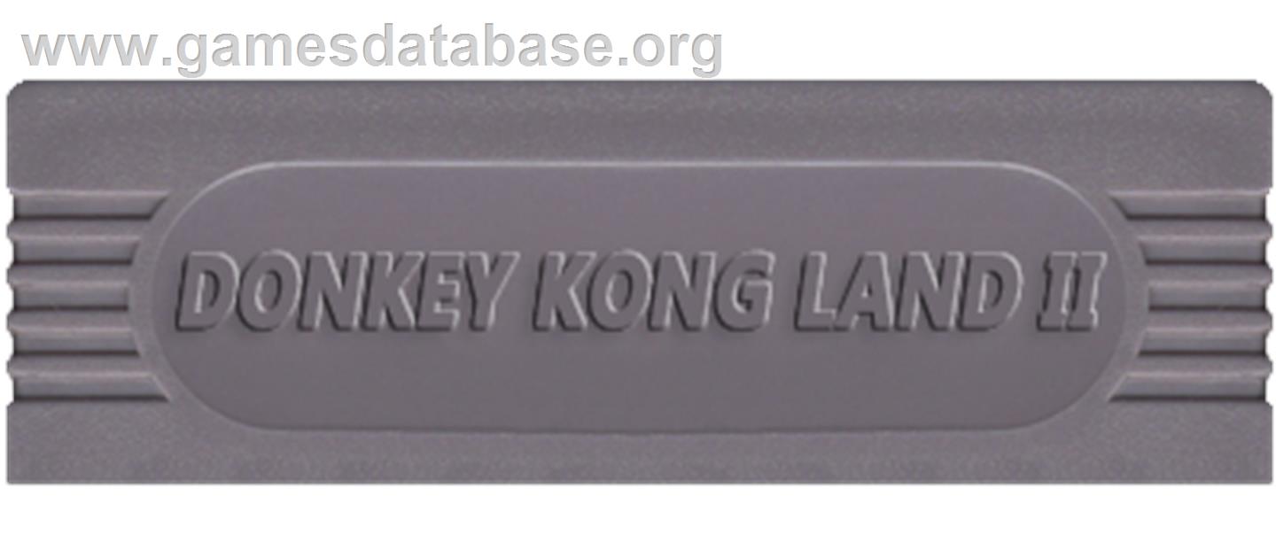 Donkey Kong Land 2: Diddy's Kong Quest - Nintendo Game Boy - Artwork - Cartridge Top